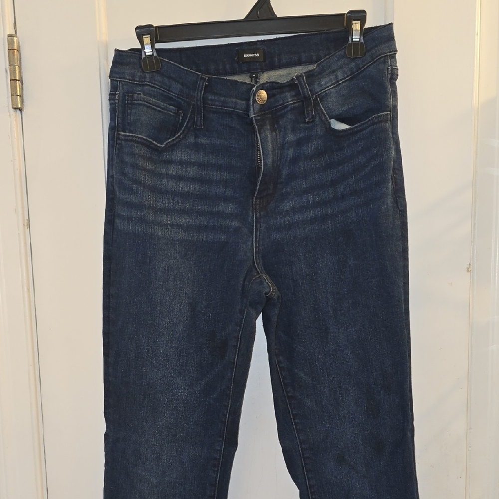 Express Blue Skinny Jeans Classic Fit